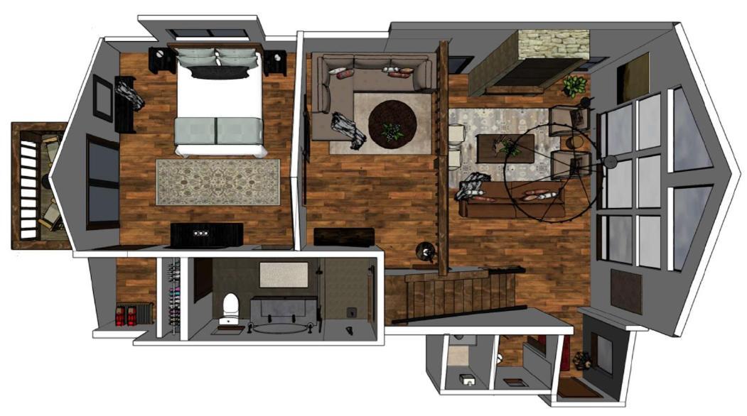 Chic Retreat Indoor Outdoor Fireplace, Private Jacuzzi, Great Location! Villa Estes Park Room photo